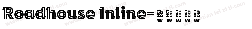 Roadhouse Inline字体转换